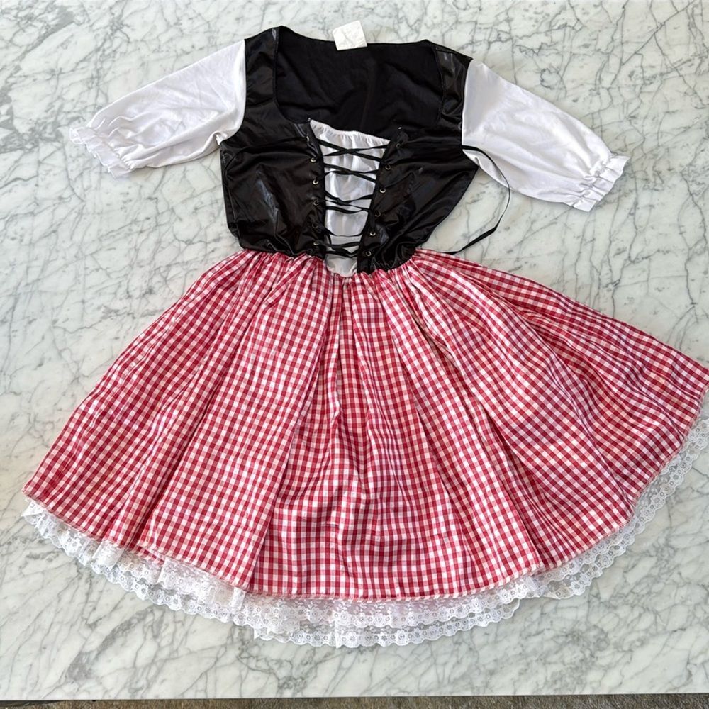 Oktoberfest Beer Girl German Bavarian Traditional costume Dress Sz M